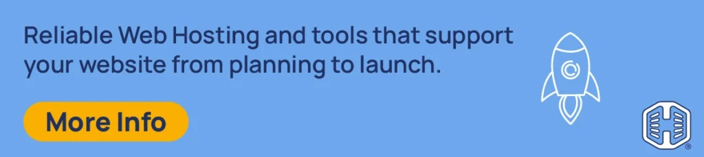 Strip Banner Text - Reliable Web Hosting and tools that support your website from planning to launch. [More Info]