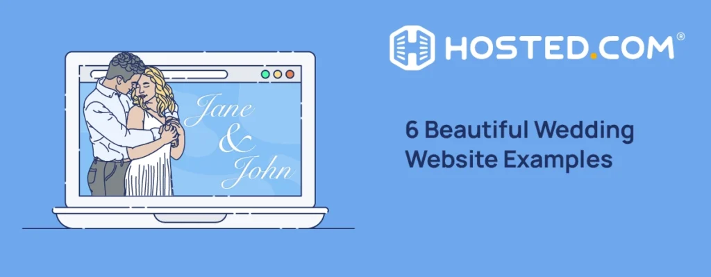 Header Text - 6 Beautiful Wedding Website Examples