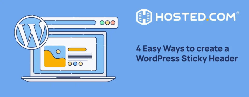 Header Text - 4 Easy Ways to create a WordPress Sticky Header