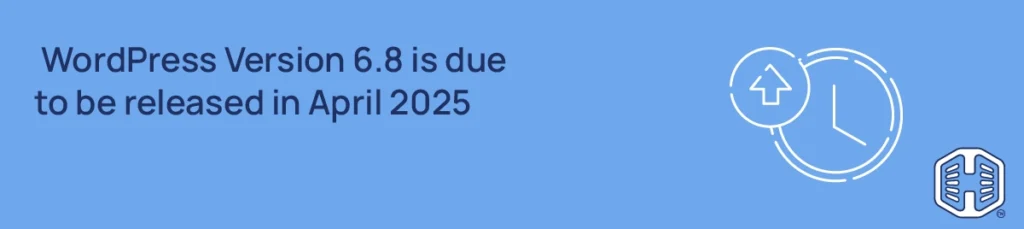 Strip Banner Text - WordPress Version 6.8 is due to be released in April 2025